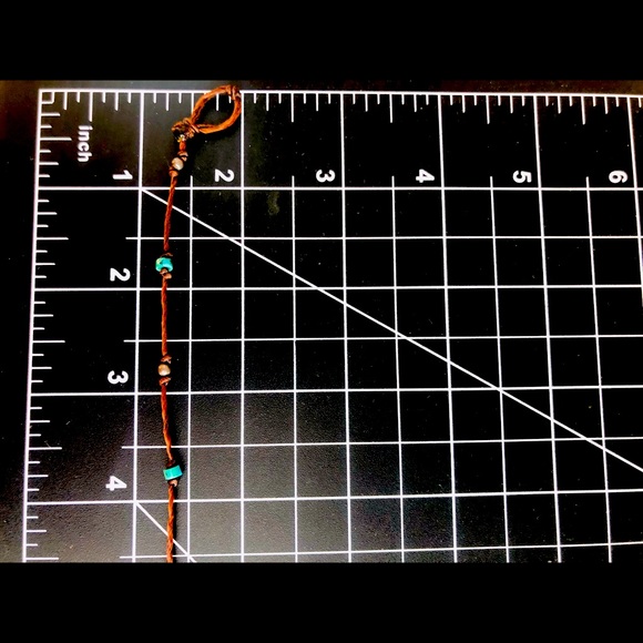 Vintage Natural Turquoise Pendant Necklace - Picture 8 of 14